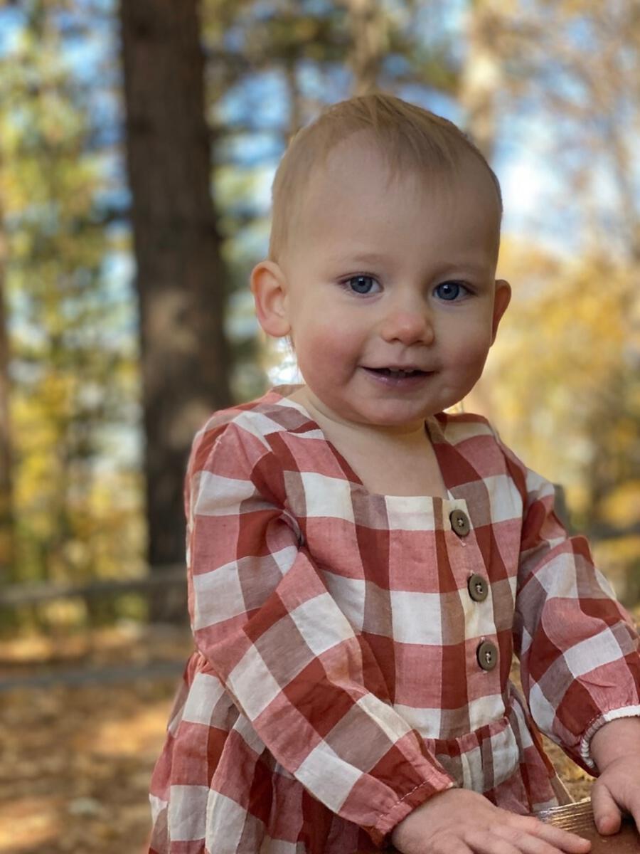 Ettie & H - Elowen Dress - Rust Plaid