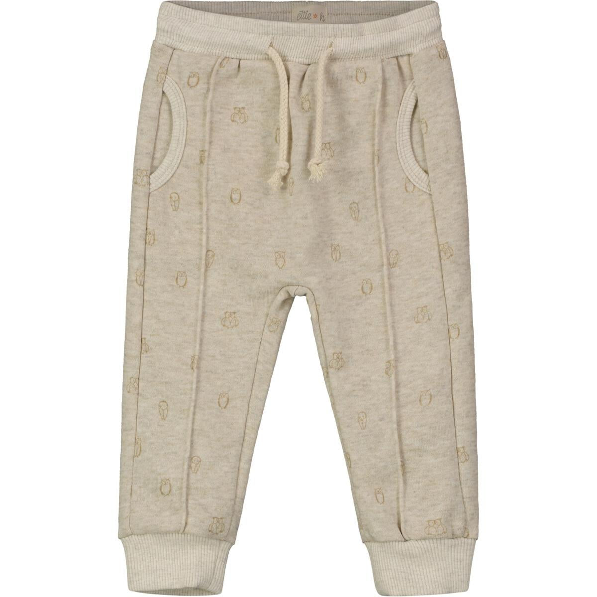 Ettie & H - Jona Pants - Oatmeal Owls