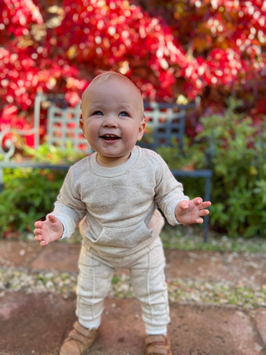 Ettie & H - Jona Pants - Oatmeal Owls