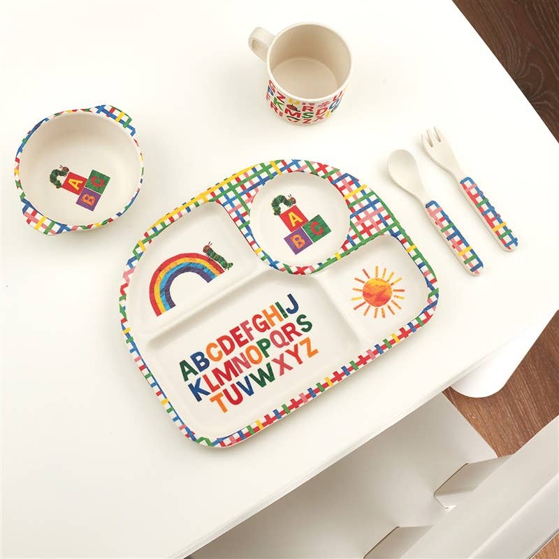 My Funkins - The Very Hungry Caterpillar™ Alphabet Bamboo Dish Set