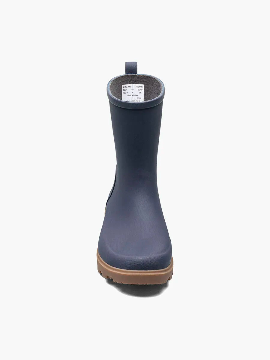 Bogs Holly Jr Mid Kids' Rain Boot Navy