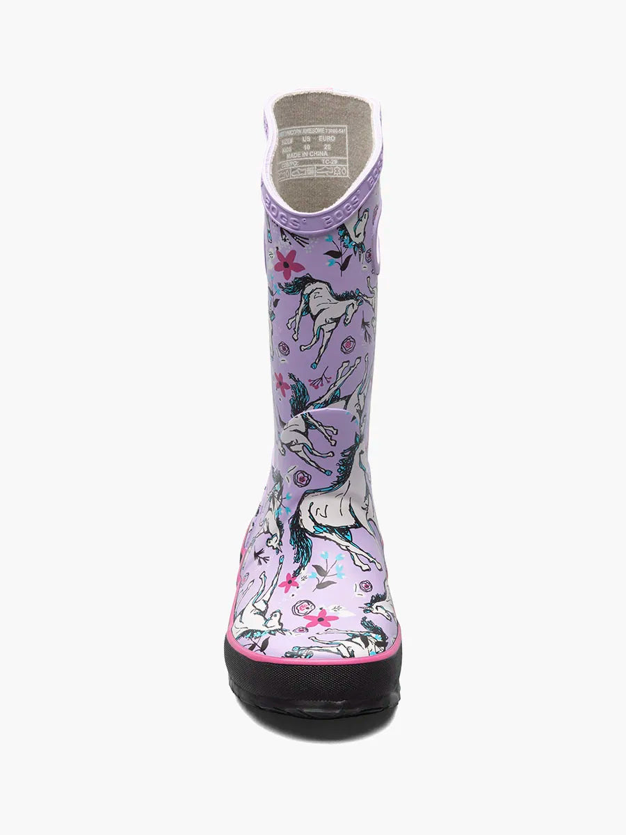 Bogs Rainboot Unicorn Lavender