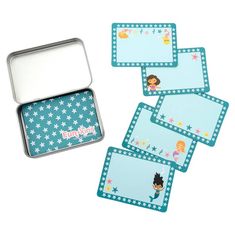 My Funkins - Lunchbox Note Cards for Kids - Mermaids