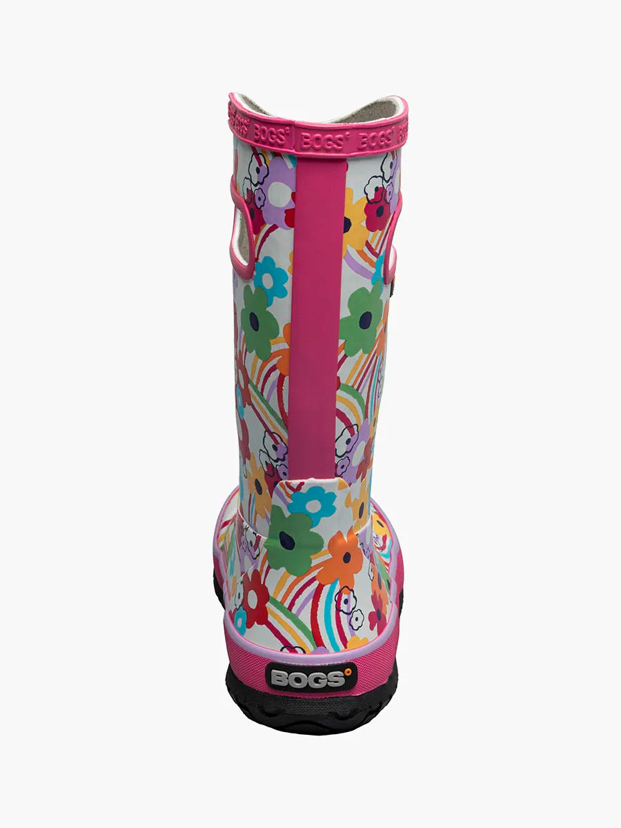 Bogs Rainboot Rainbow Flower