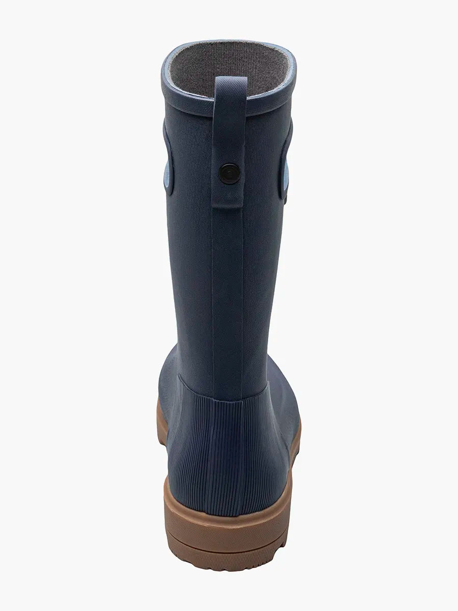 Bogs Holly Jr Tall Kids' Rain Boot Navy