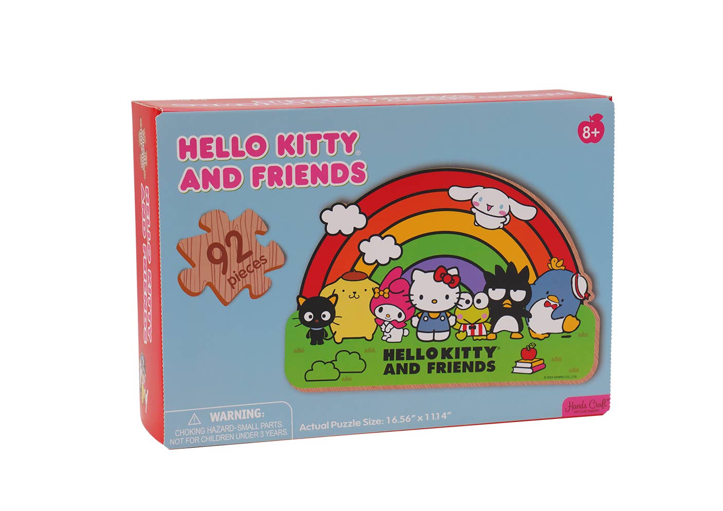 Hands Craft - Hello Kitty Wooden Jigsaw Puzzle: Hello Kitty Rainbow