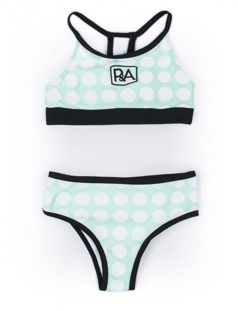 Romy & Aksel Mg0052-6 Mint Dot Girl 2 Set Swimwear With Original Sticker