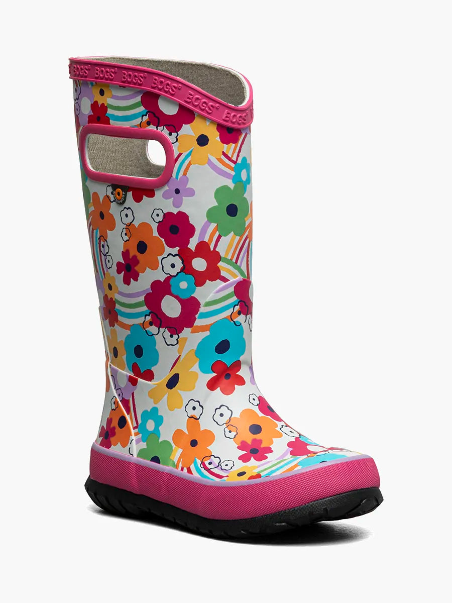 Bogs Rainboot Rainbow Flower