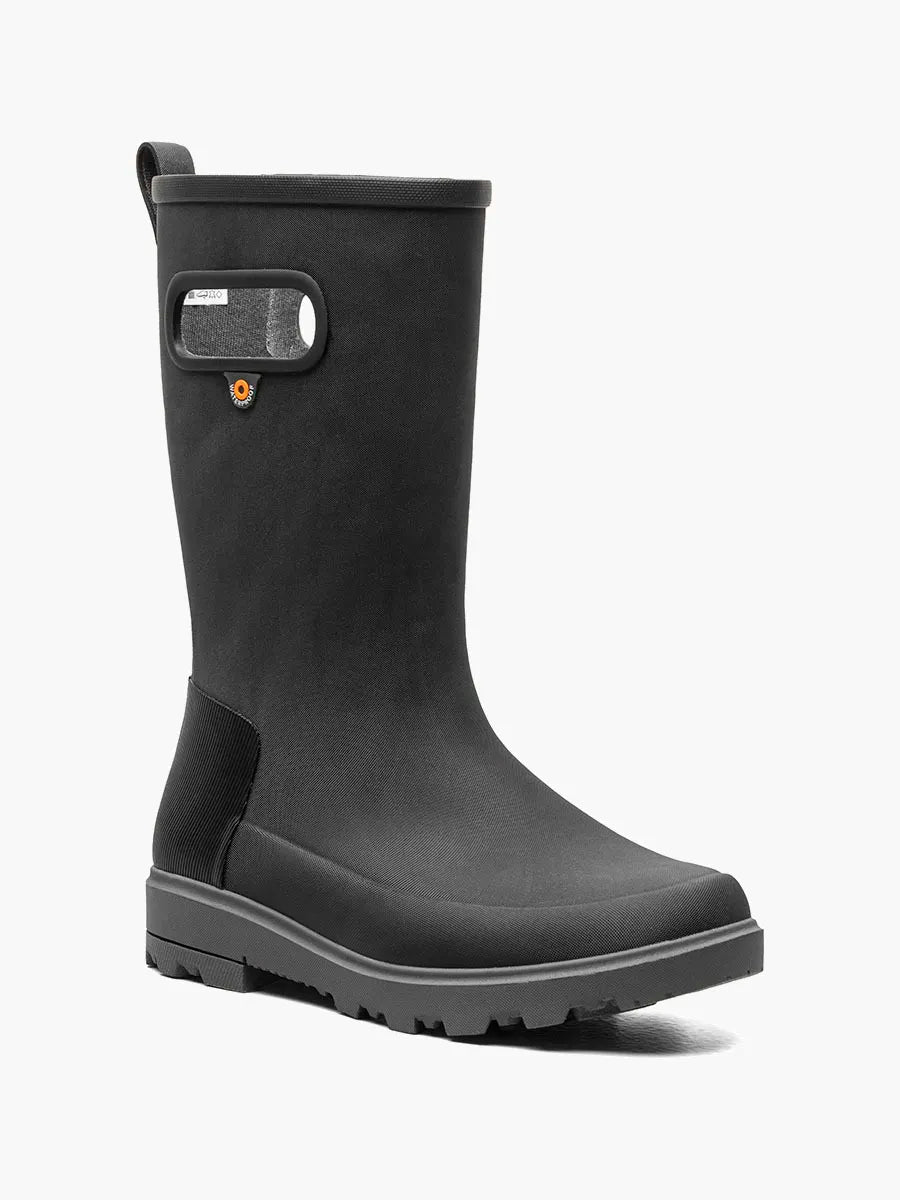 Bogs Holly Jr Tall Kids' Rain Boot Black