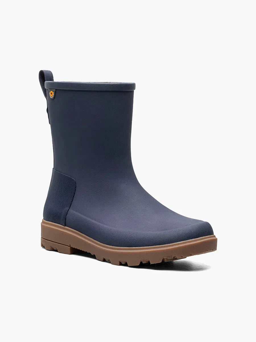 Bogs Holly Jr Mid Kids' Rain Boot Navy