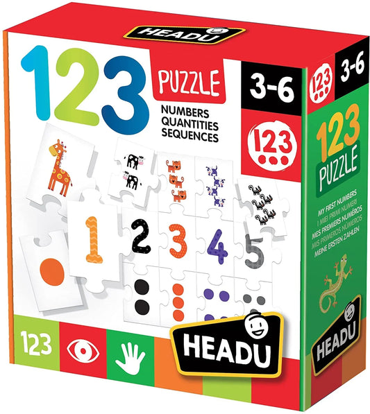 Headu Toys For Children Learning 123 Puzzle