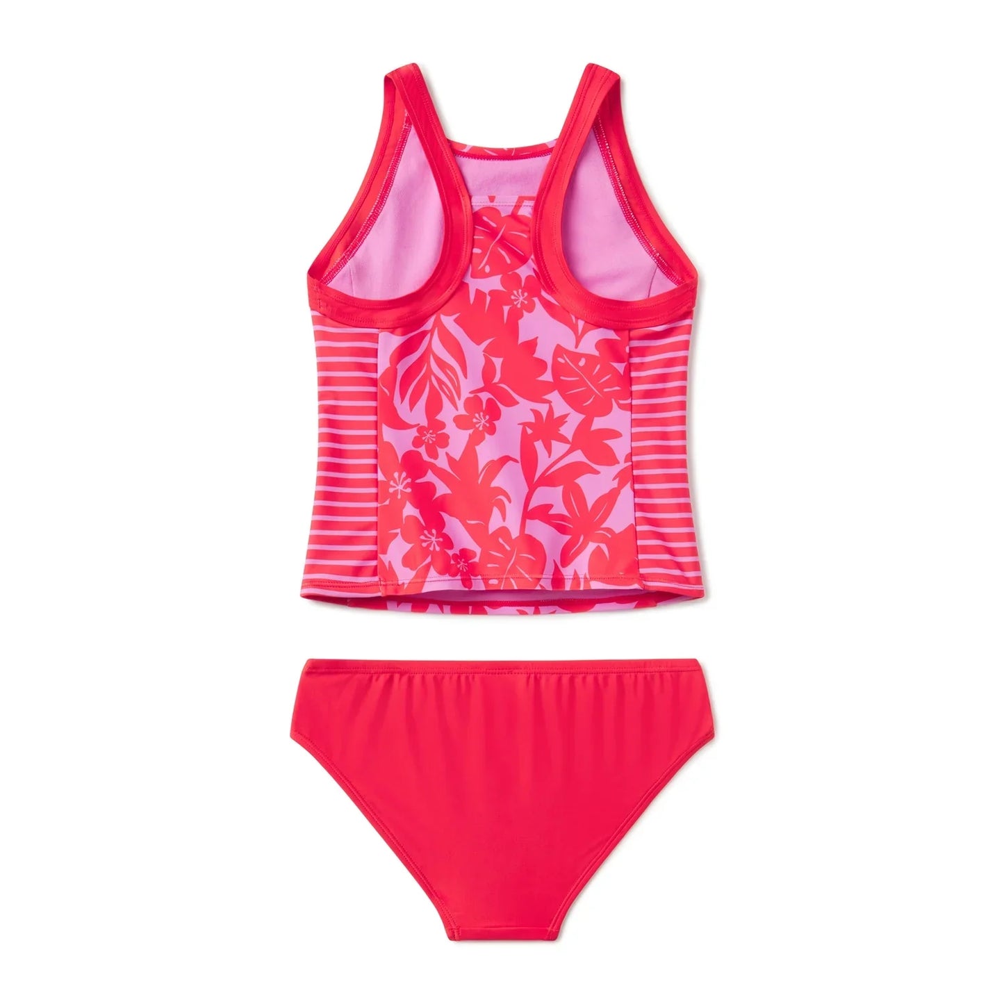 Speedo Print Block Tankini Set