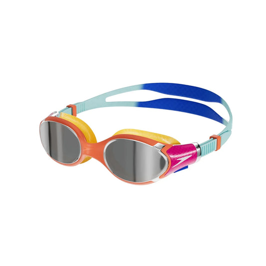 Speedo - Biofuse 2.0 Mirror Junior Swim Goggle - Orange/Blue (6-14Y)