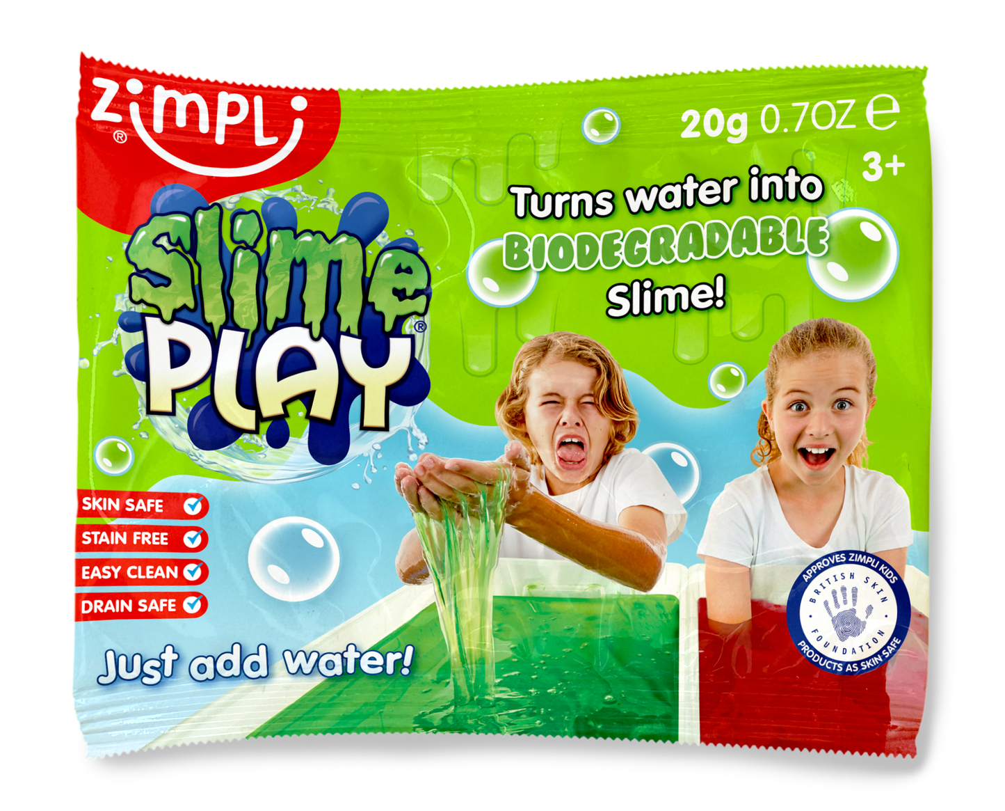 Zimpli Slime Play Foil Bag- Diy Slime Sensory Play Toy