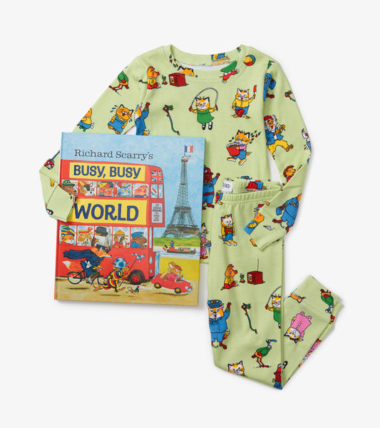 Richard Scary Busy World Pajama Set-Flat Pack