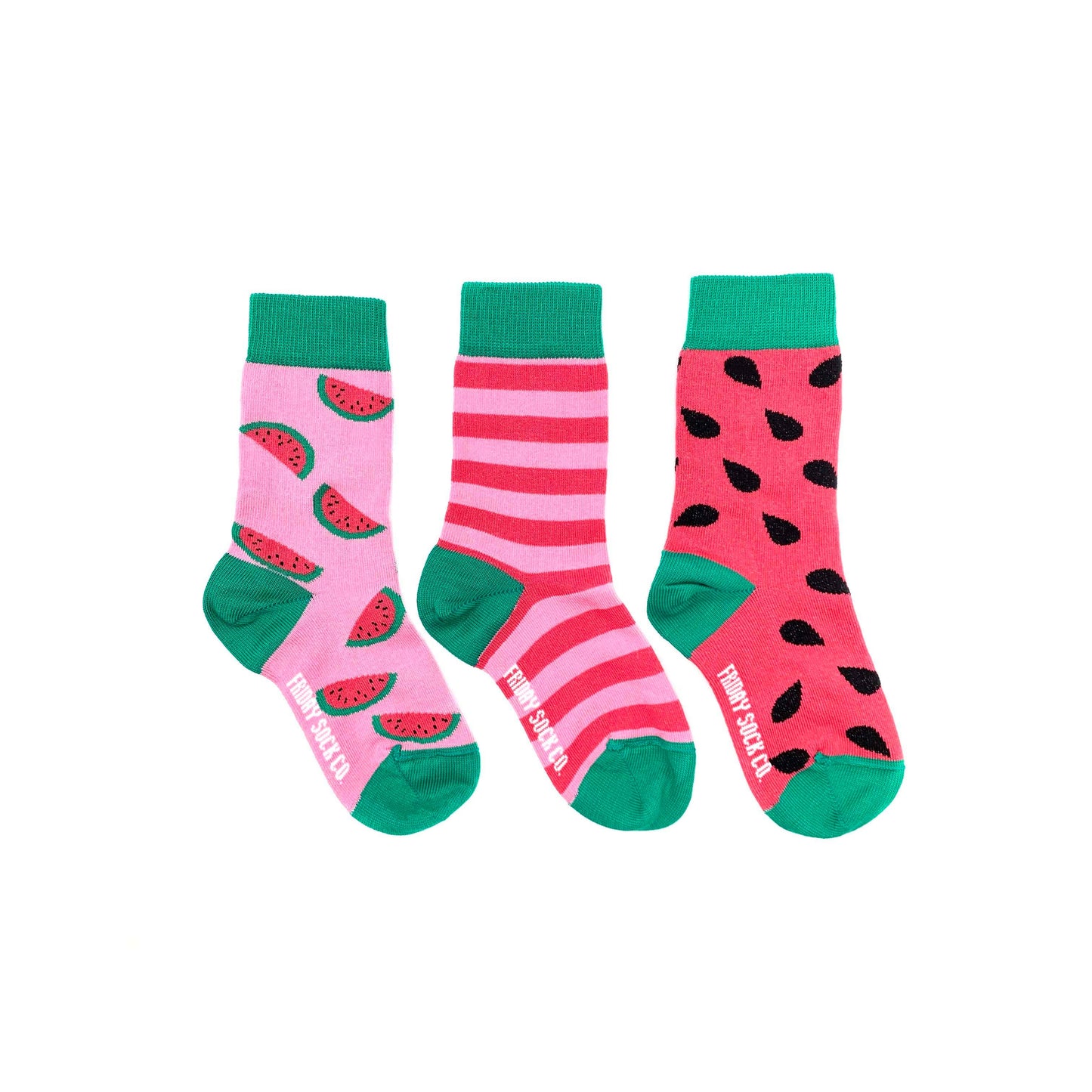 Friday Sock Co. - Kid’s Socks | Watermelon | Mismatched