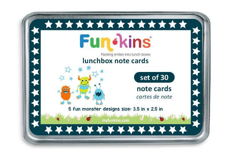 My Funkins - Lunchbox Note Cards for Kids - Monsters