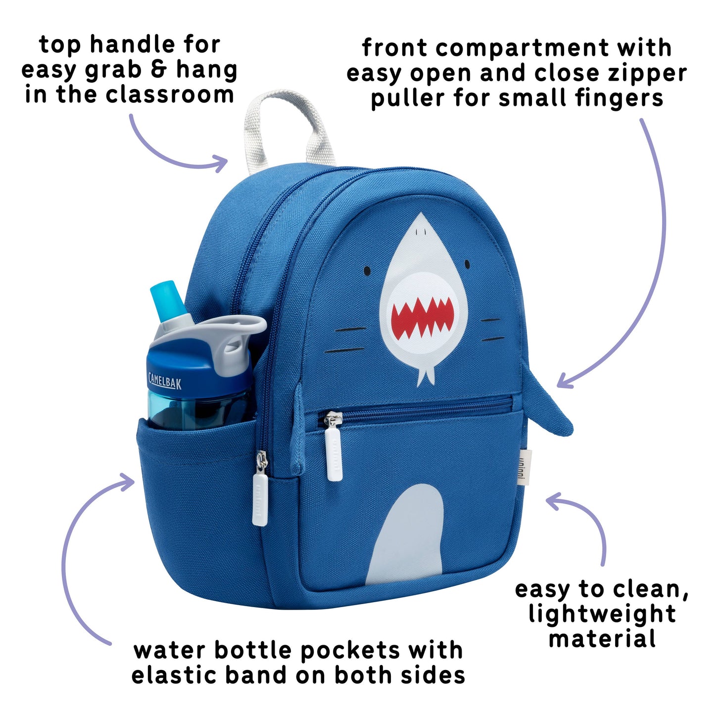 Uninni - Toddler Backpack - Shark