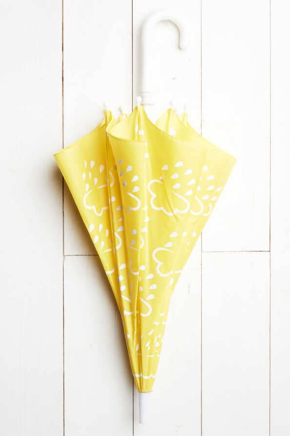 Grass & Air - Little Kids Colour-Revealing Umbrella In Yellow