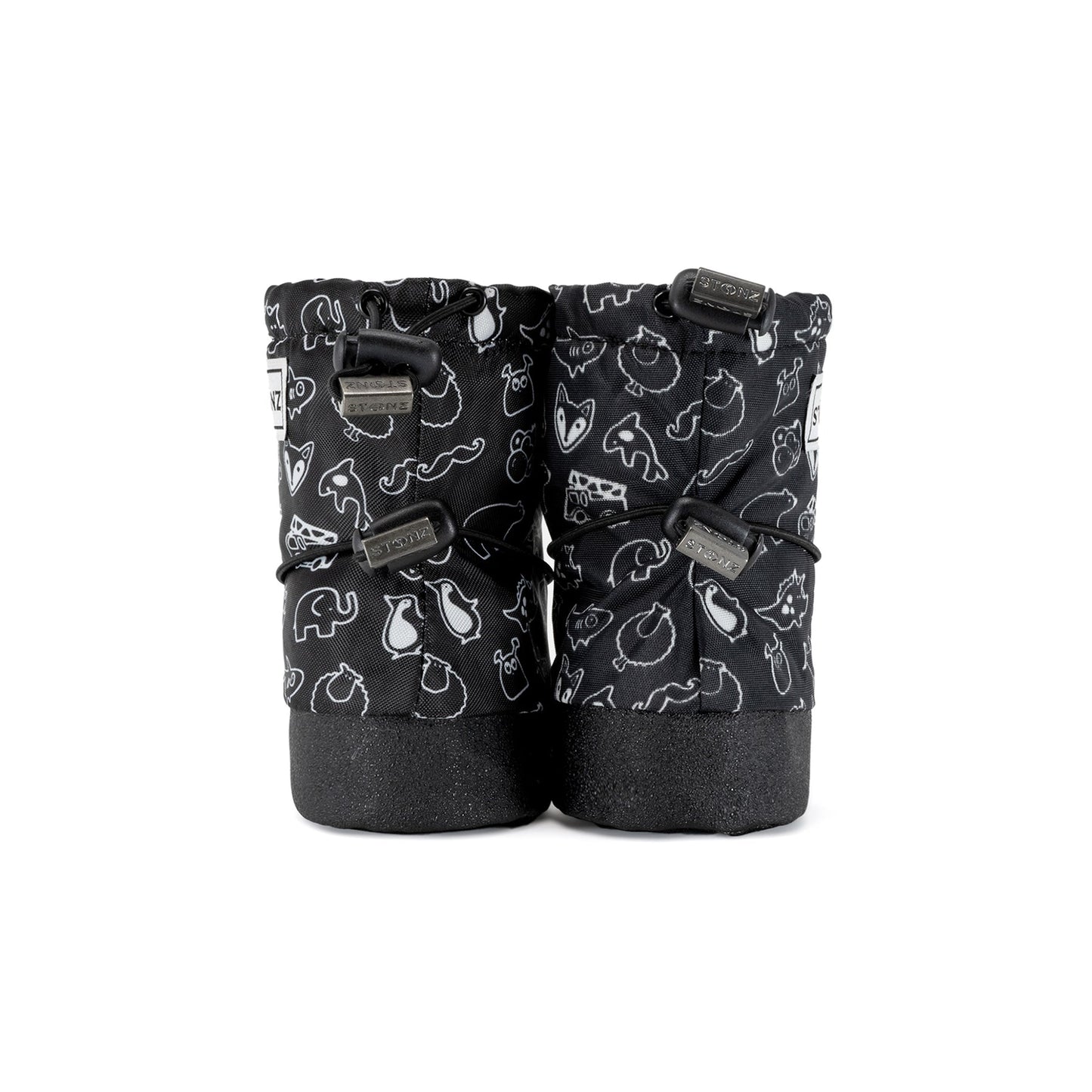 Stonz Baby Booties - Stonz Print - Black S