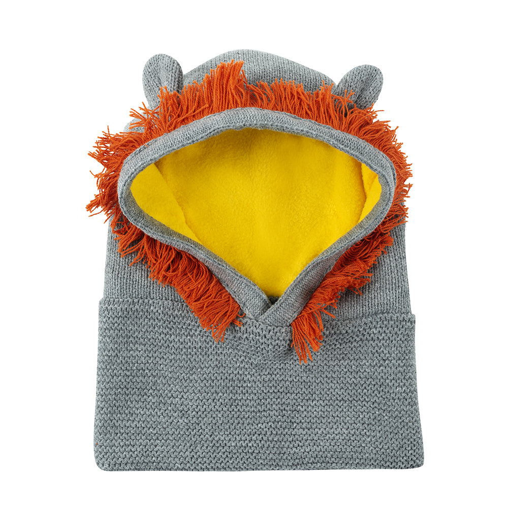 ZOOCCHINI - Baby Toddler Knit Balaclava Hat - Leo the Lion