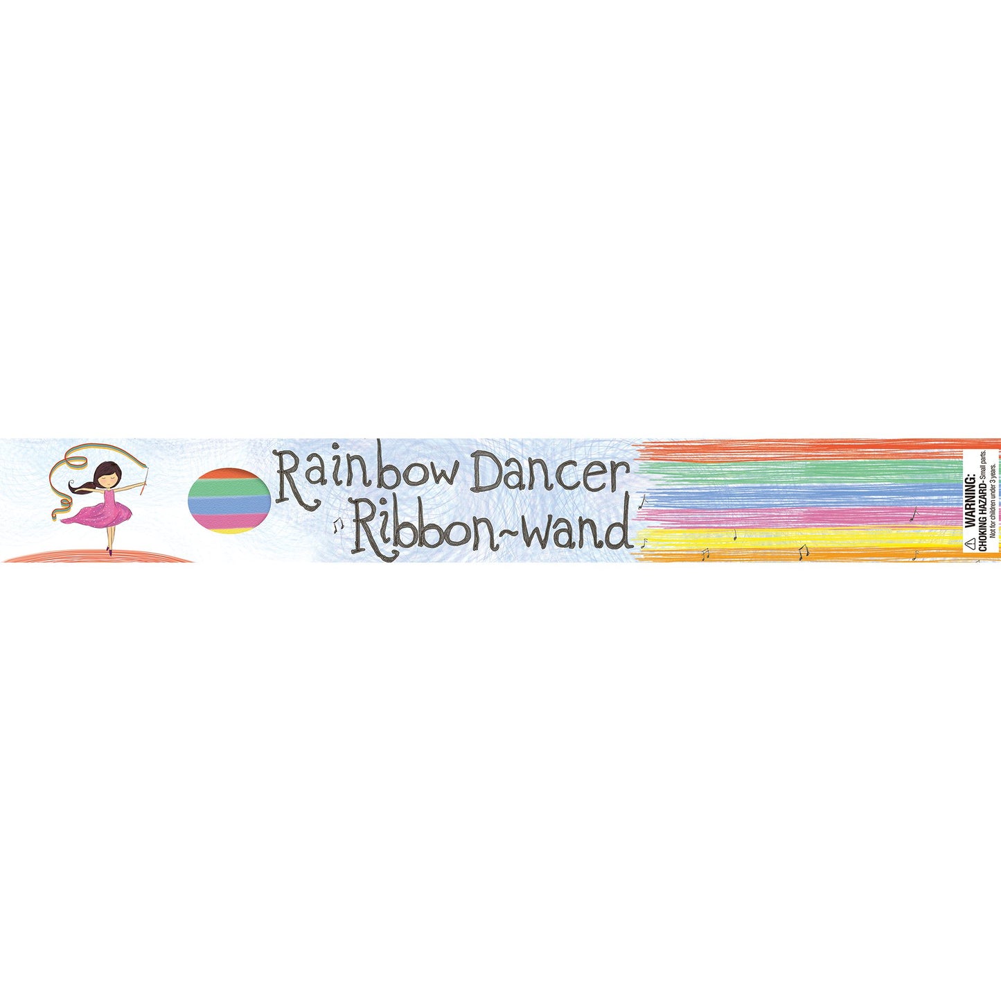 House Of Marbles-Rainbow Dancer Ribbon Wand