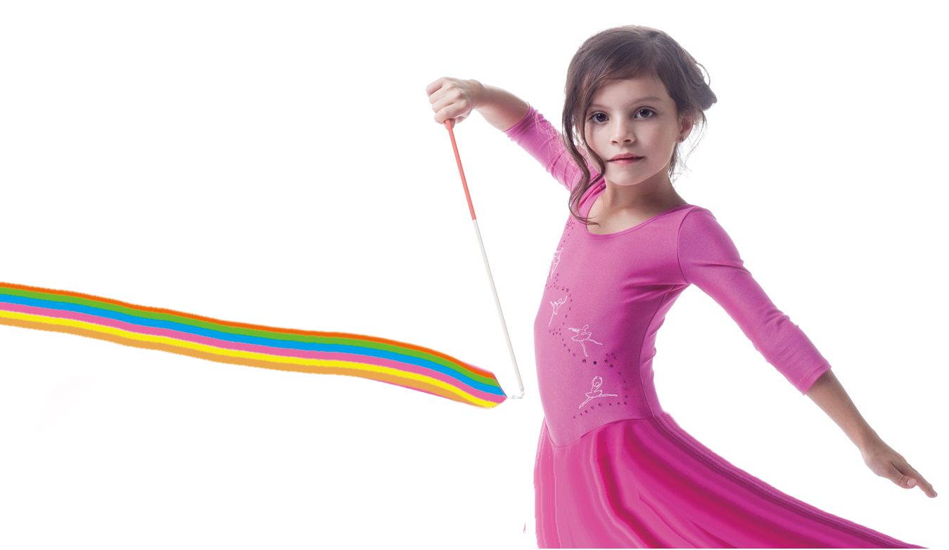 House Of Marbles-Rainbow Dancer Ribbon Wand