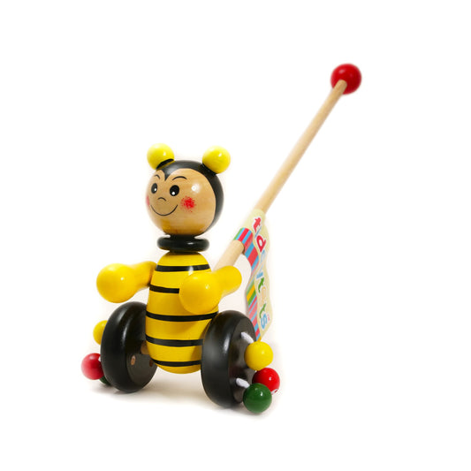 House Of Marbles-Wooden Push Along Bee