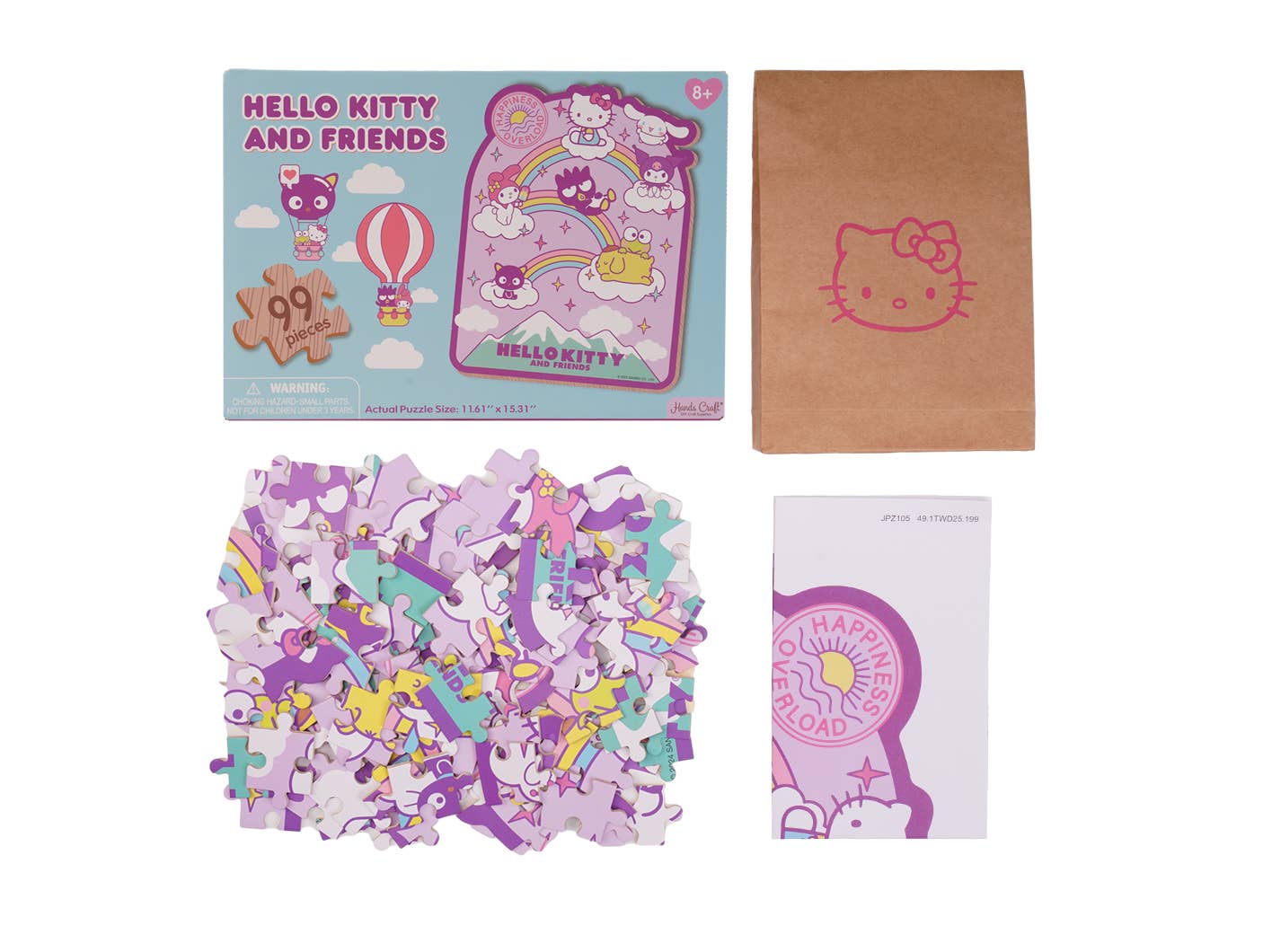 Hands Craft - Hello Kitty Wooden Jigsaw Puzzle: Seize the moment