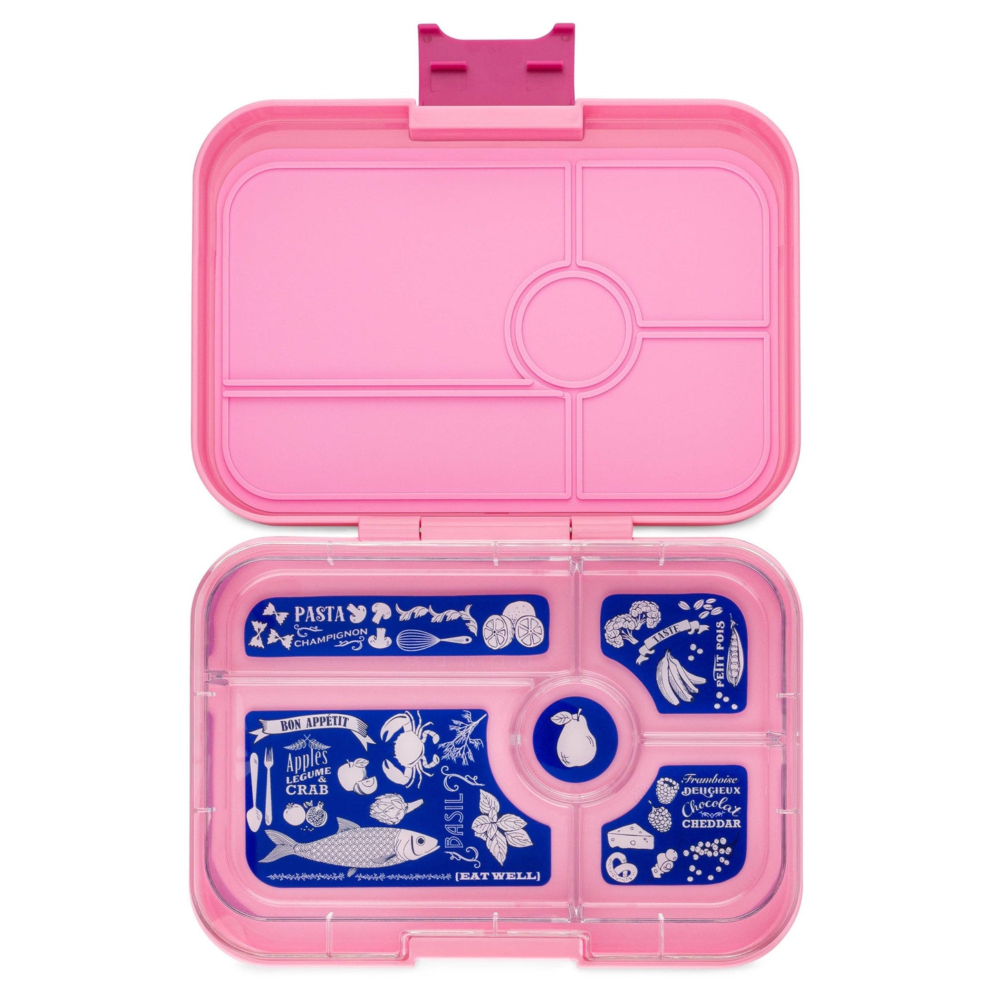 Yumbox - Leakproof Tapas Bento Box( Capri Pink) 5 Compartment