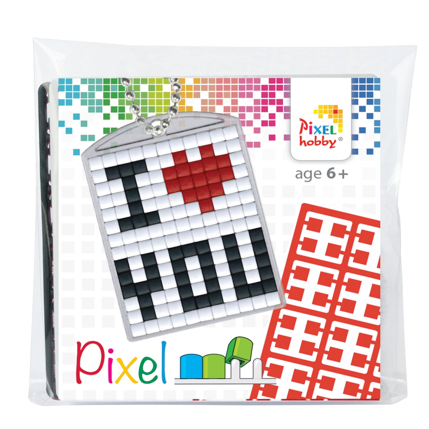 Pixelhobby - Medallion Keyring Starter Set -  I Love You