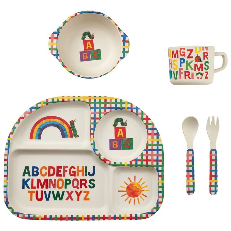 My Funkins - The Very Hungry Caterpillar™ Alphabet Bamboo Dish Set