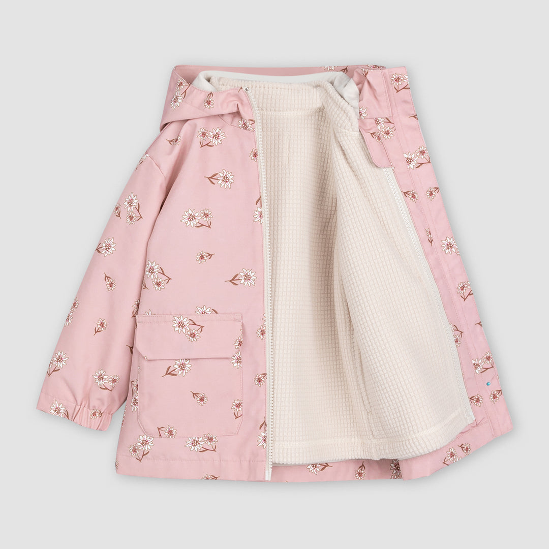 Miles The Label - Daisy Print On Rose 3-In-1 Jacket