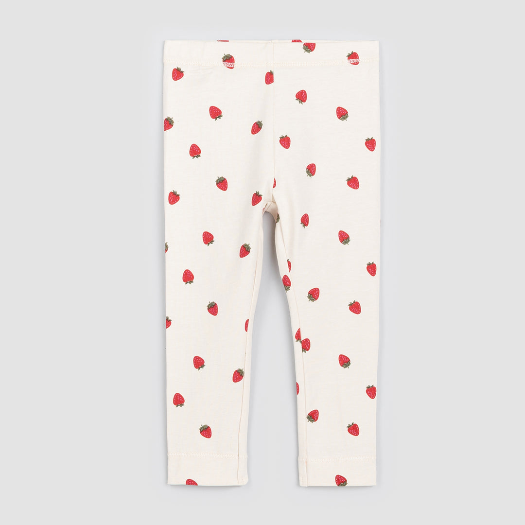 Miles The Label - Strawberry Print On Birch Joggers