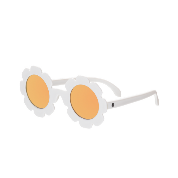 Babiator The Daisy: White Flower w/ Polarized Gold Lens Sunglasses