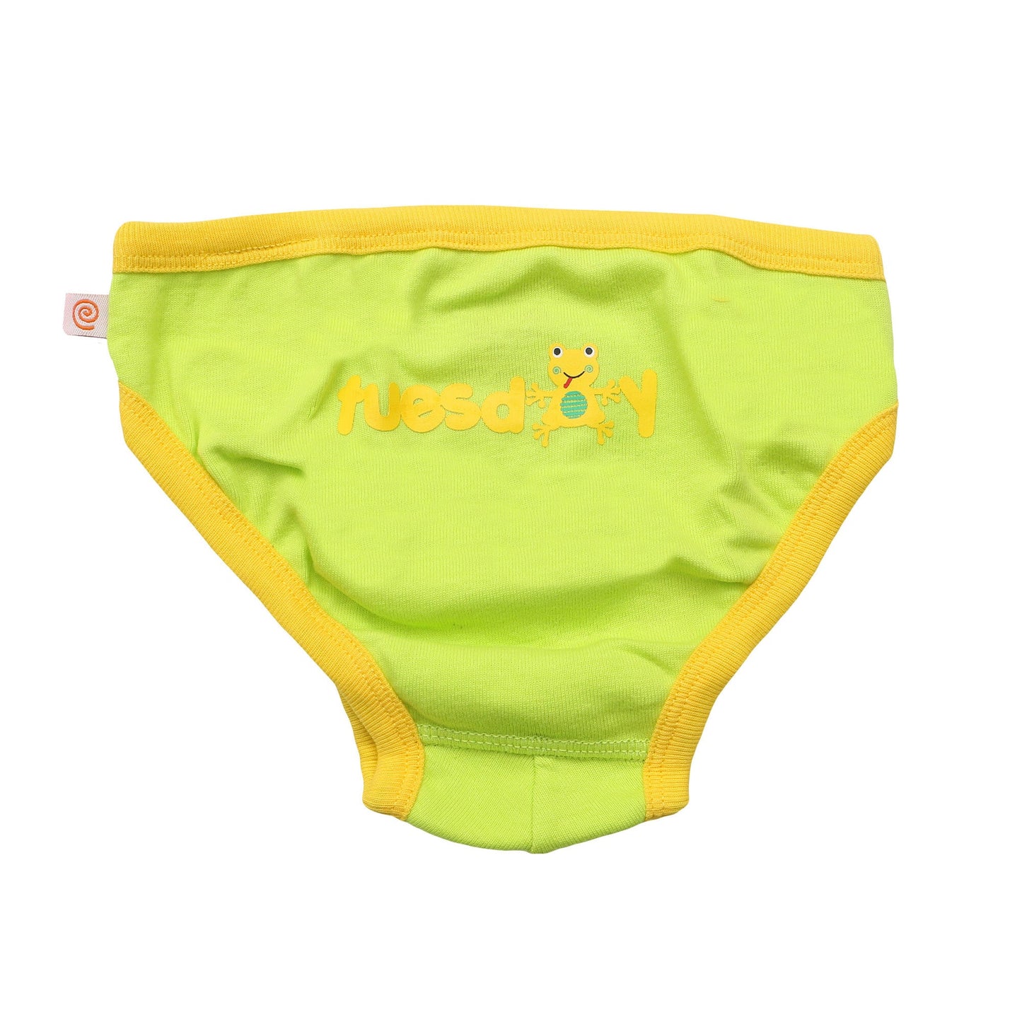 Kids Organic Pantys - 7Pc Set - Days Of The Week 4-5 Years