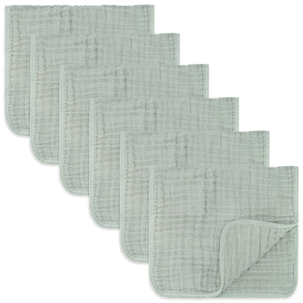 Comfy Cubs - Muslin Burp Cloths By Comfy Cubs: Pack Of 6 / Lace