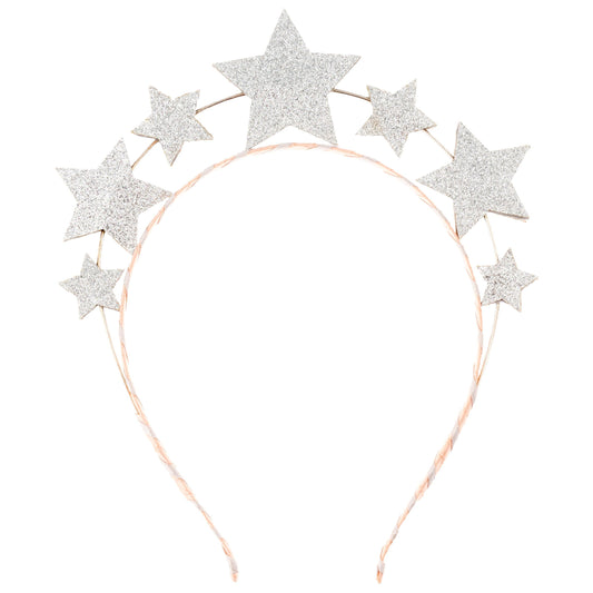 Dress Up Headband Silver Star