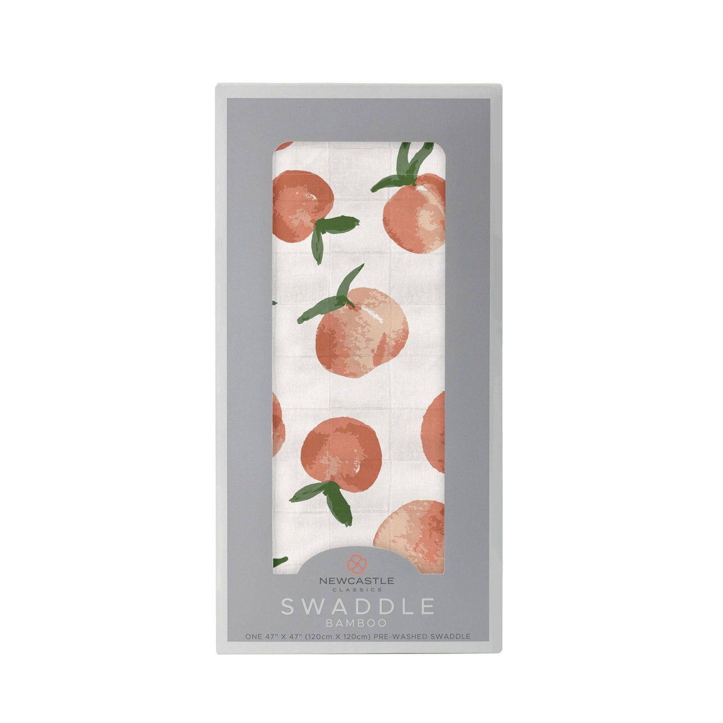 Newcastle Classics - Carnelian Peaches Bamboo Swaddle