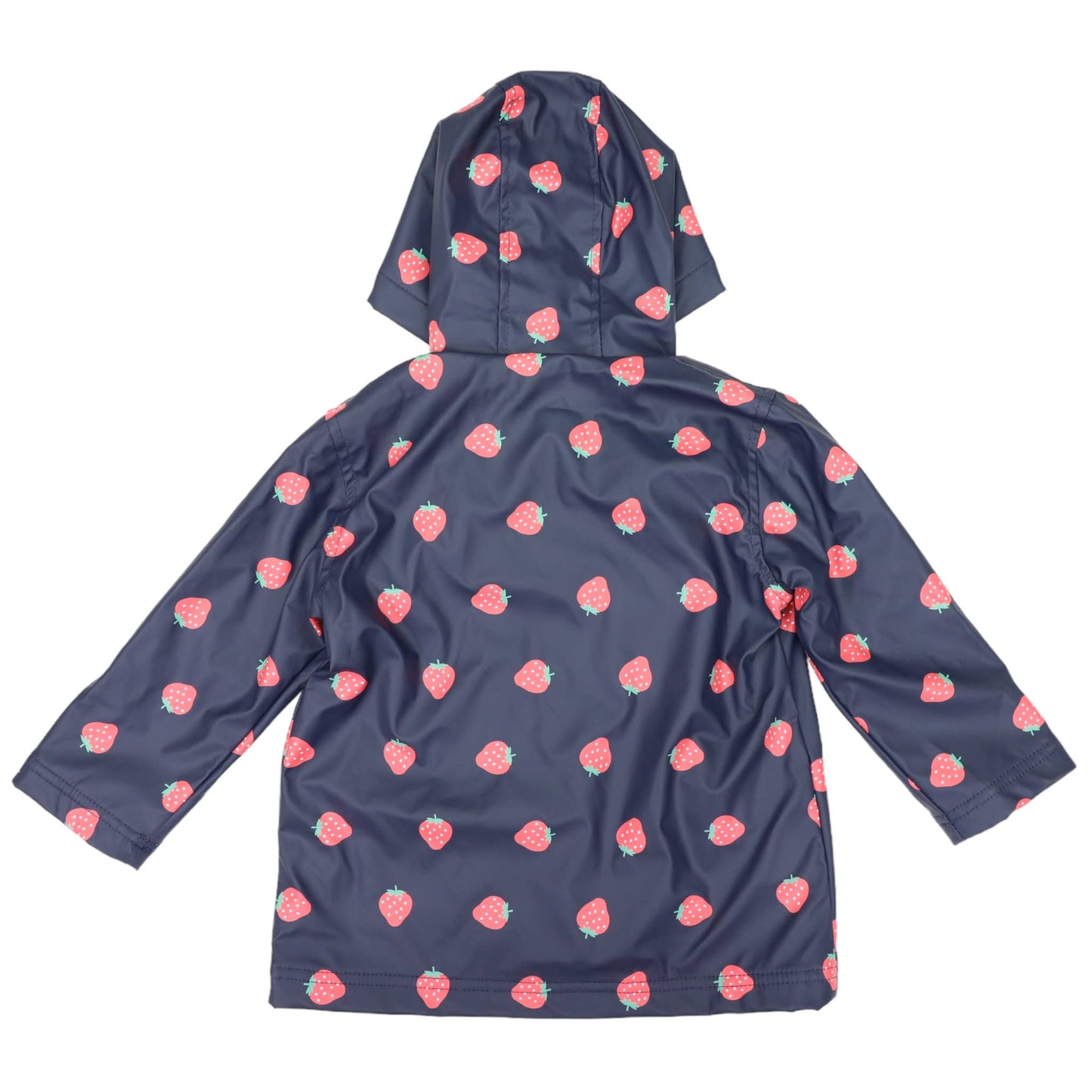 Korango - Strawberry Raincoat Navy - Terry Towel