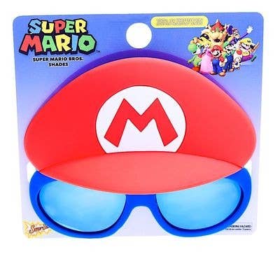 H2W dba Sun-Staches - Officially Licensed Lil' Characters Super Mario Blue Lens