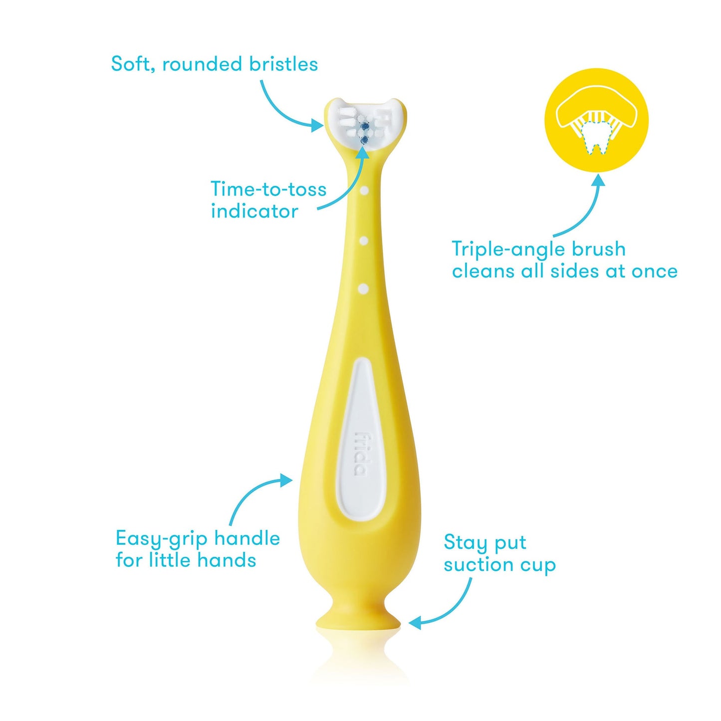 Frida Baby-Training Toothbrush for Toddlers