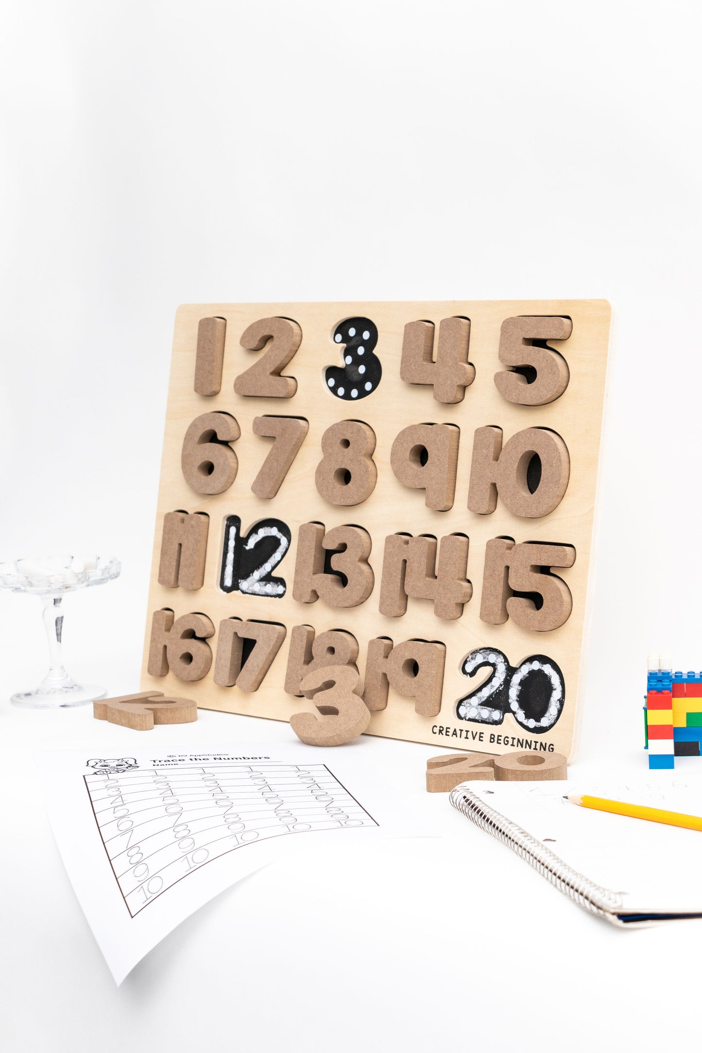 Creative Beginning-Numbers Raised Puzzle