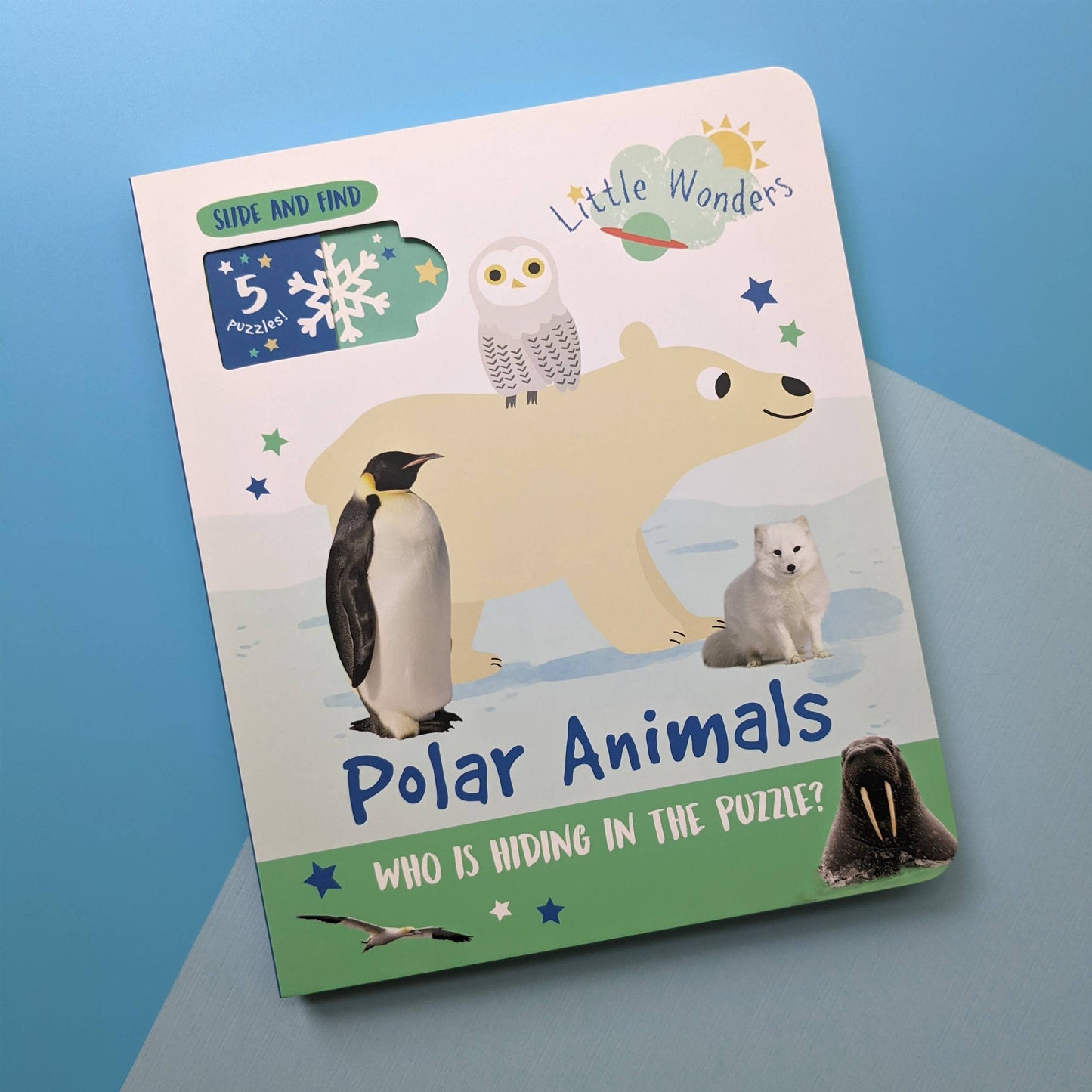 Robert Frederick Ltd - Little Wonders Puzzle Slider Books - Polar Animals