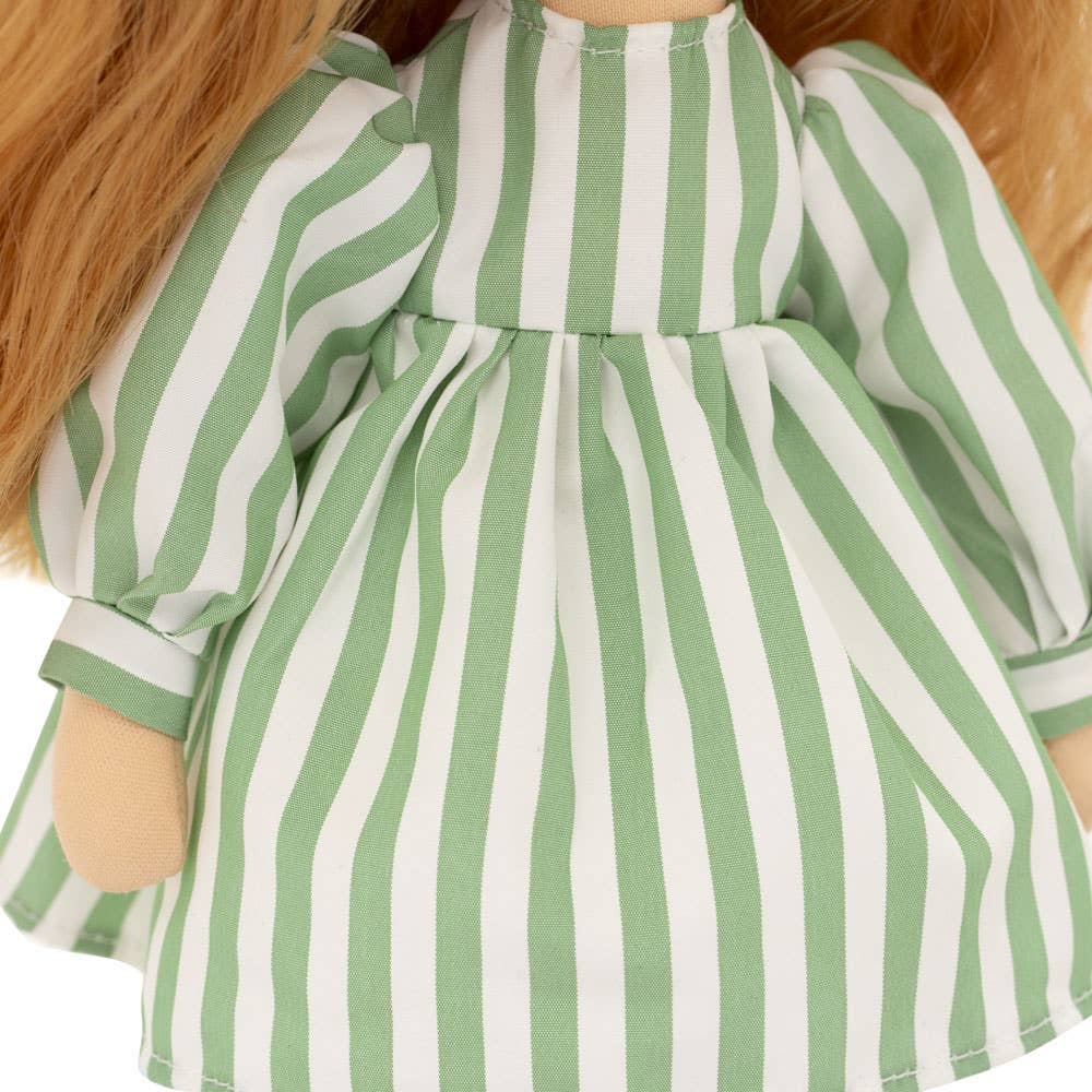 Orange Toys - Sunny Doll With A Striped Dress 32cm