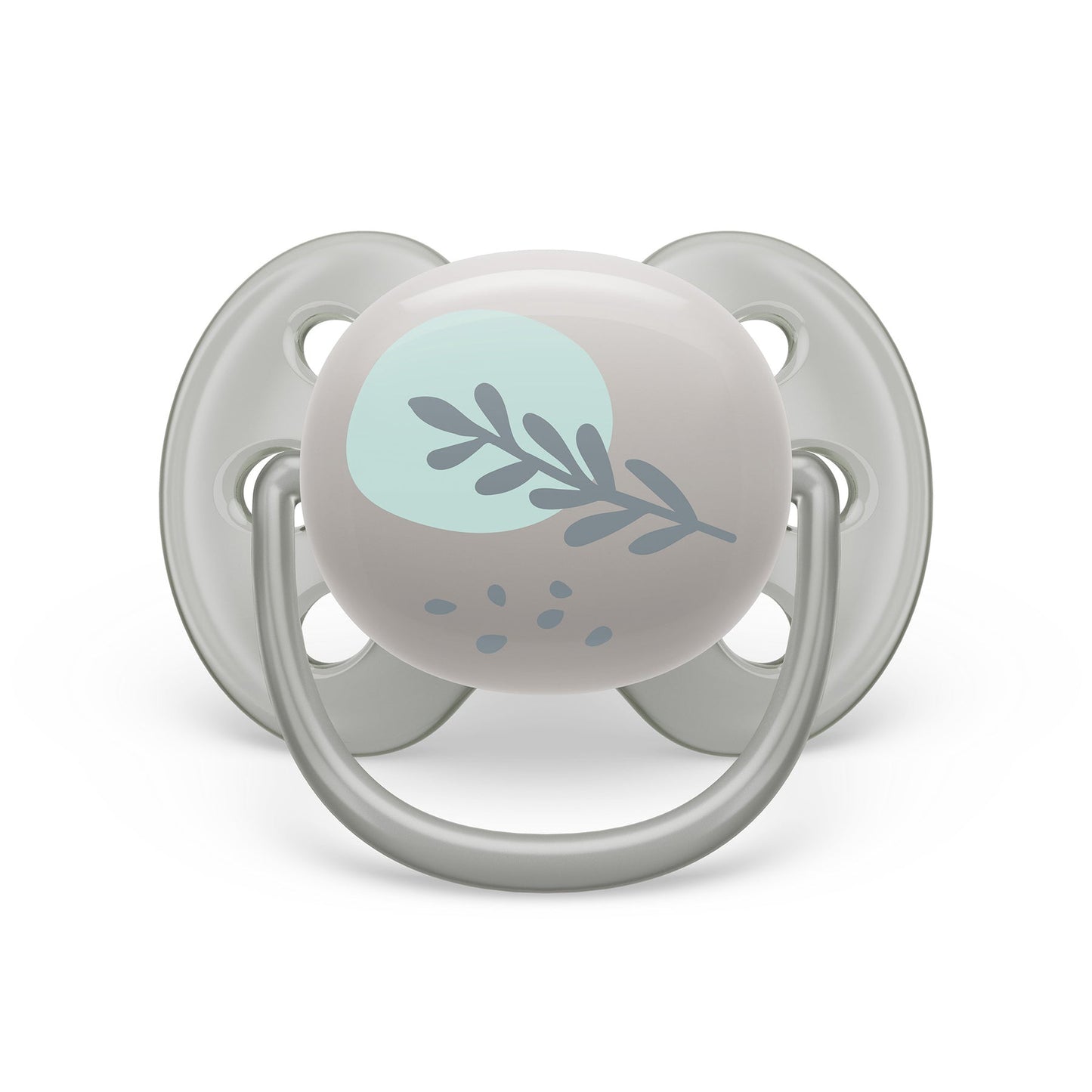 Phillips Avent - Ultra Soft Pacifier - 6-18m - Blue Dove + Silver Leaf - 2 pack