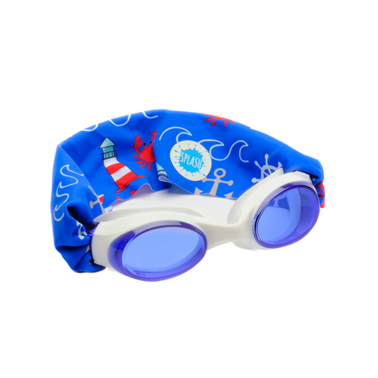 Splash Place Swim Goggles - Anchors Away Swim Goggles