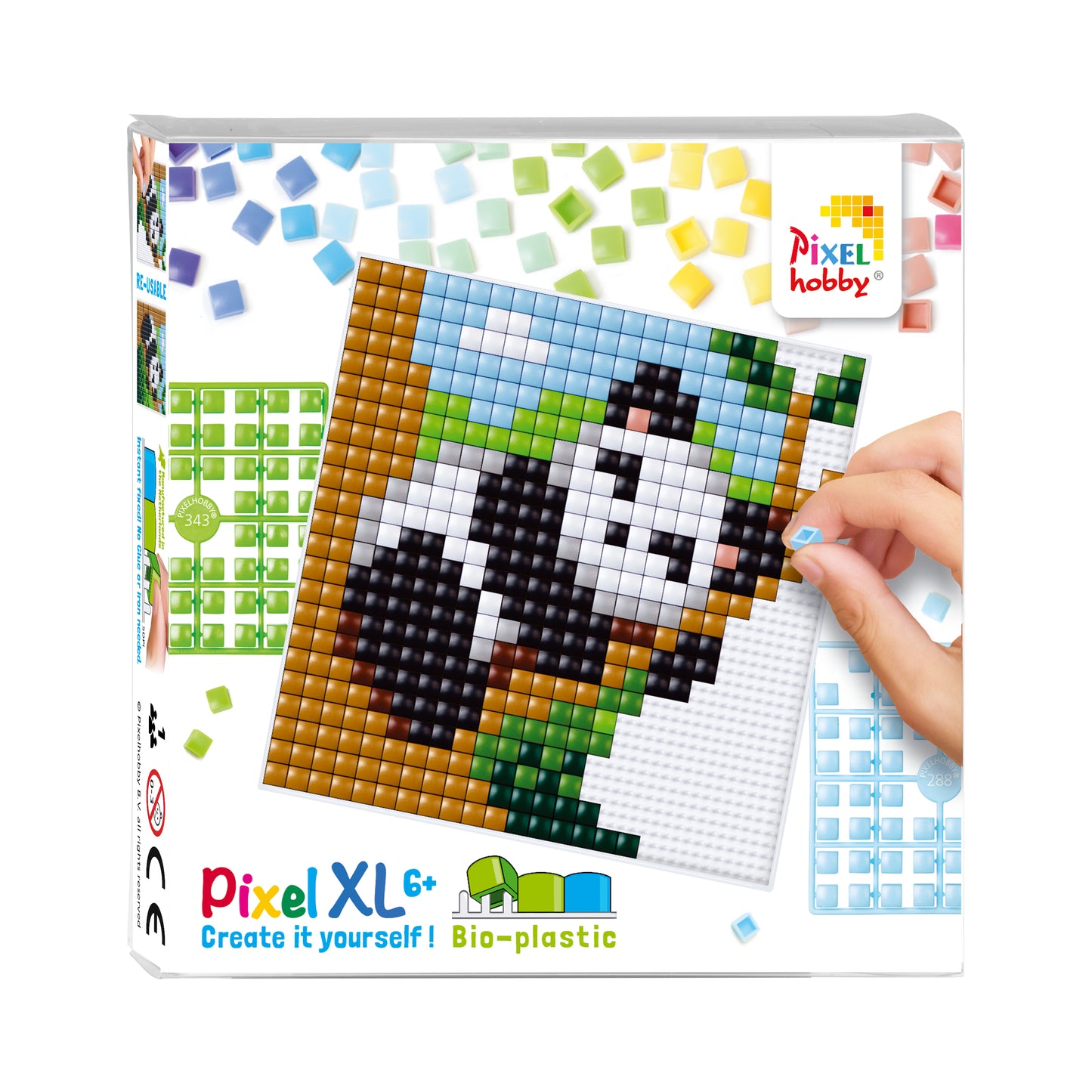 Pixelhobby - Pixel Xl Mosaic, 23X23 Panda