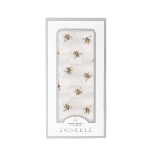 Newcastle Classics - Honey Bee Bamboo Swaddle