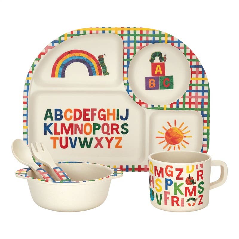 My Funkins - The Very Hungry Caterpillar™ Alphabet Bamboo Dish Set